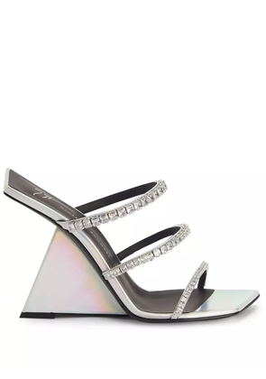 Giuseppe Zanotti 105mm Clarence sandals - Silver