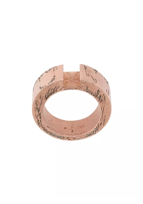 Parts of Four Crescent rift ring - Pink