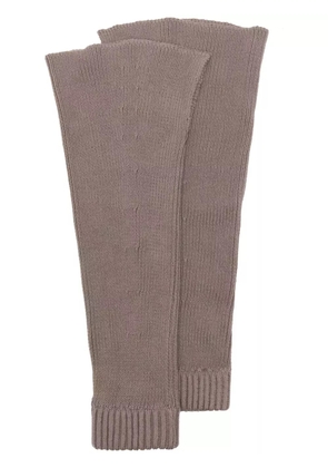 OUR LEGACY ribbed-knit gaiter - Neutrals