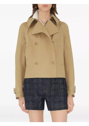 Burberry cropped cotton jacket - Brown
