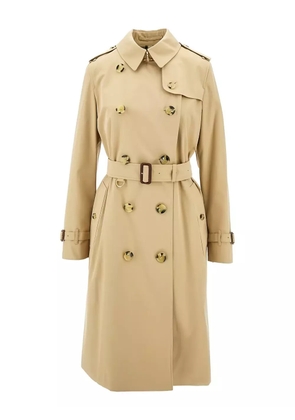 Burberry double-breasted cotton trench coat - Neutrals
