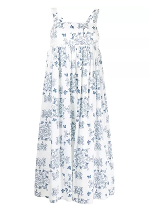 Macgraw Florence porcelain print dress - White