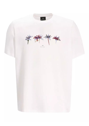 Paul Smith Edelweiss-print T-shirt - White