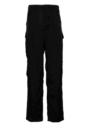 Moschino satin trousers - Black