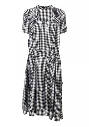 Comme Des Garçons Pre-Owned gingham check shirtdress - Black