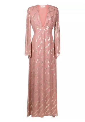 Lethicia Bronstein Atala embroidered silk gown - Pink