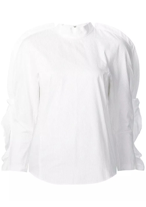 Toga ruffled sleeves blouse - White
