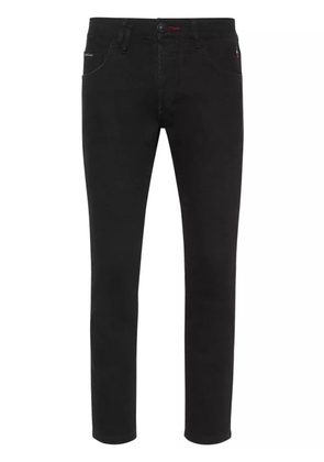 Philipp Plein Lion Circus low-rise skinny jeans - Black