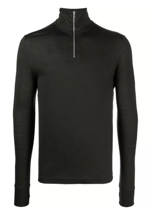 Nanushka high-neck wool top - Green