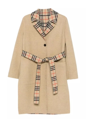 Burberry belted coat - Neutrals