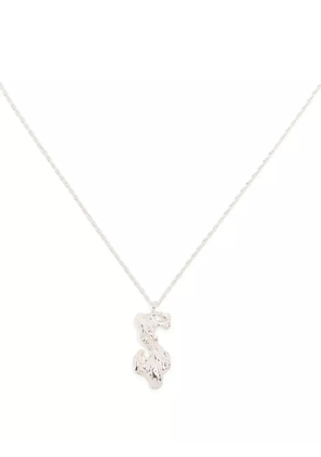 LOVENESS LEE S alphabet pendant necklace - Silver