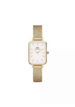 Daniel Wellington Quadro Pressed Evergold 20x26mm - White