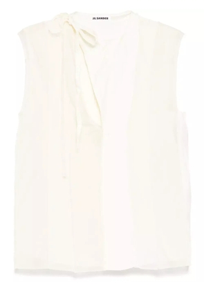 Jil Sander panelled tank top - White