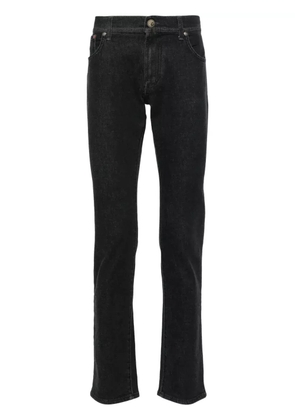 Corneliani mid-rise tapered jeans - Grey