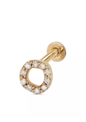 Lark & Berry 14kt yellow gold Halo diamond earring