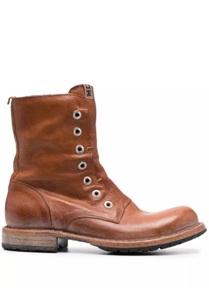 Moma Tronchetto laceless ankle boots - Brown