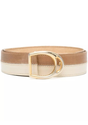 Gucci Pre-Owned 1970s patchwork leather belt - Neutrals