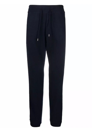 Bruno Manetti drawstring-waist wool track trousers - Blue