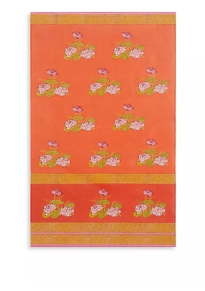 Lisa Corti Tea Flower floral-print sarong - Orange