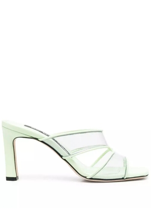 Sergio Rossi 90mm Sr Lunettes sandals - Green