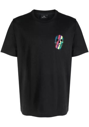 PS Paul Smith skull-patch organic cotton T-shirt - Black