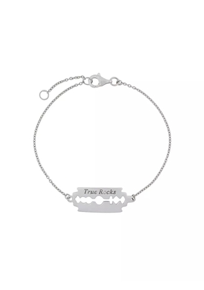 True Rocks razor blade bracelet - Metallic