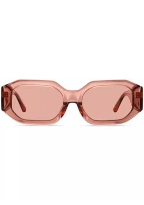 Linda Farrow Blake oval-lenses sunglasses - Pink