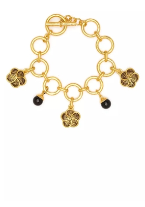 Aurelie Bidermann Dallah Onyx bracelet - Gold