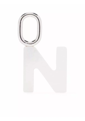 Maria Black Lucid Letter N charm - White
