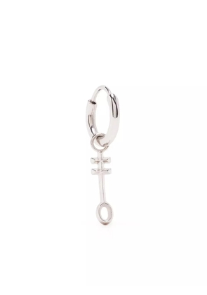 Capsule Eleven Nefer-symbol hoop earring - Silver