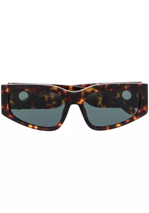 Linda Farrow Senna tortoiseshell-effect sunglasses - Brown