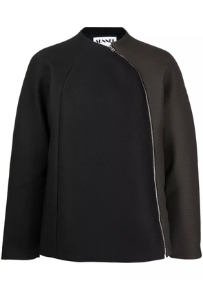 Sunnei zip-detail sweatshirt - Green