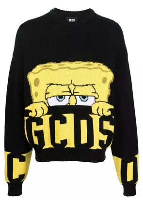 GCDS logo-print jumper - Black