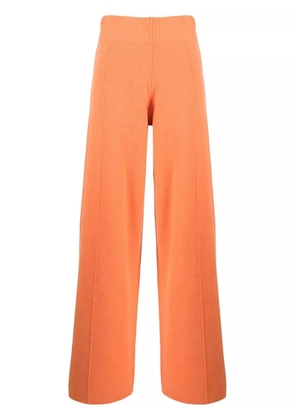 Pringle of Scotland high-waisted knitted trousers - Orange