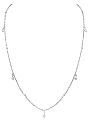 Pragnell 18kt white gold Sundance diamond charm necklace - Silver