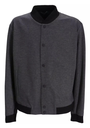 BOSS mélange-effect bomber jacket - Grey