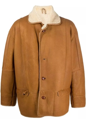 A.N.G.E.L.O. Vintage Cult 1990s shearling lining sheepskin jacket - Brown