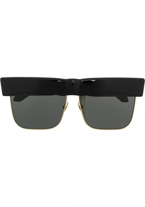 Linda Farrow Rosalie square-frame sunglasses - Black