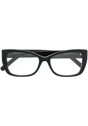 Swarovski Eyewear crystal-embellished cat-eye glasses - Black