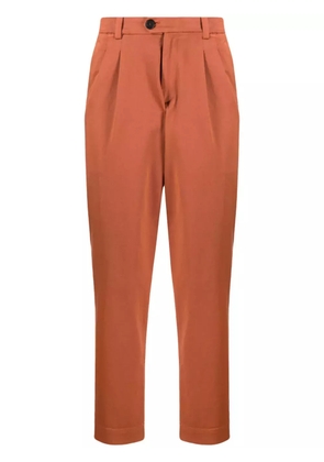 Cruciani pleated tapered trousers - Brown