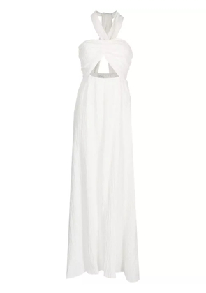 Faithfull the Brand Halona crossover maxi dress - White