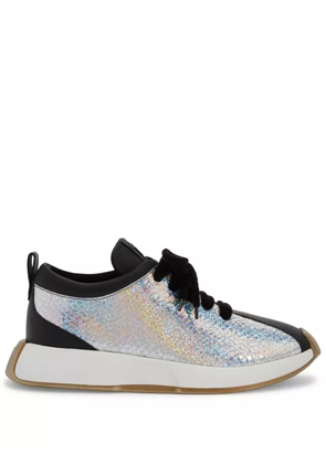 Giuseppe Zanotti Giuseppe Zanotti Ferox lace-up low-top sneakers - Silver