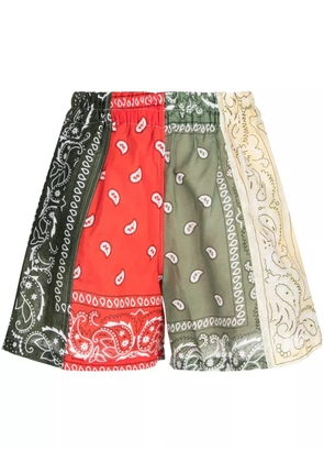 Arizona Love bandana-print cotton shorts - Multicolour