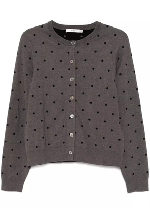 b+ab polka dot cardigan - Grey