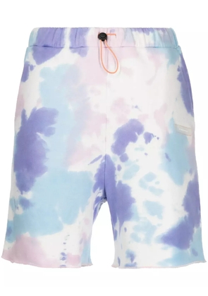 Palmer tie-dye cotton shorts - Multicolour