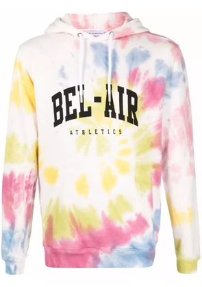 BEL-AIR ATHLETICS tie dye-print pullover hoodie - White