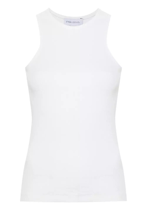 Ioana Ciolacu Dove ribbed tank top - White