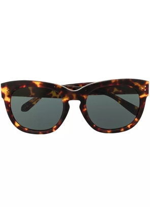 Linda Farrow Jenson tortoiseshell-frame sunglasses - Brown