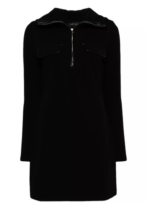 tout a coup half-zip mini dress - Black