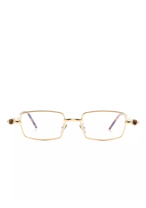 Kuboraum Maske P73 rectangle-frame glasses - Gold